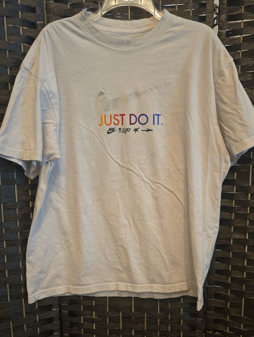Nike Men's Sportswear M90 Mixtape Tee, Just Do It Nike Air, Large